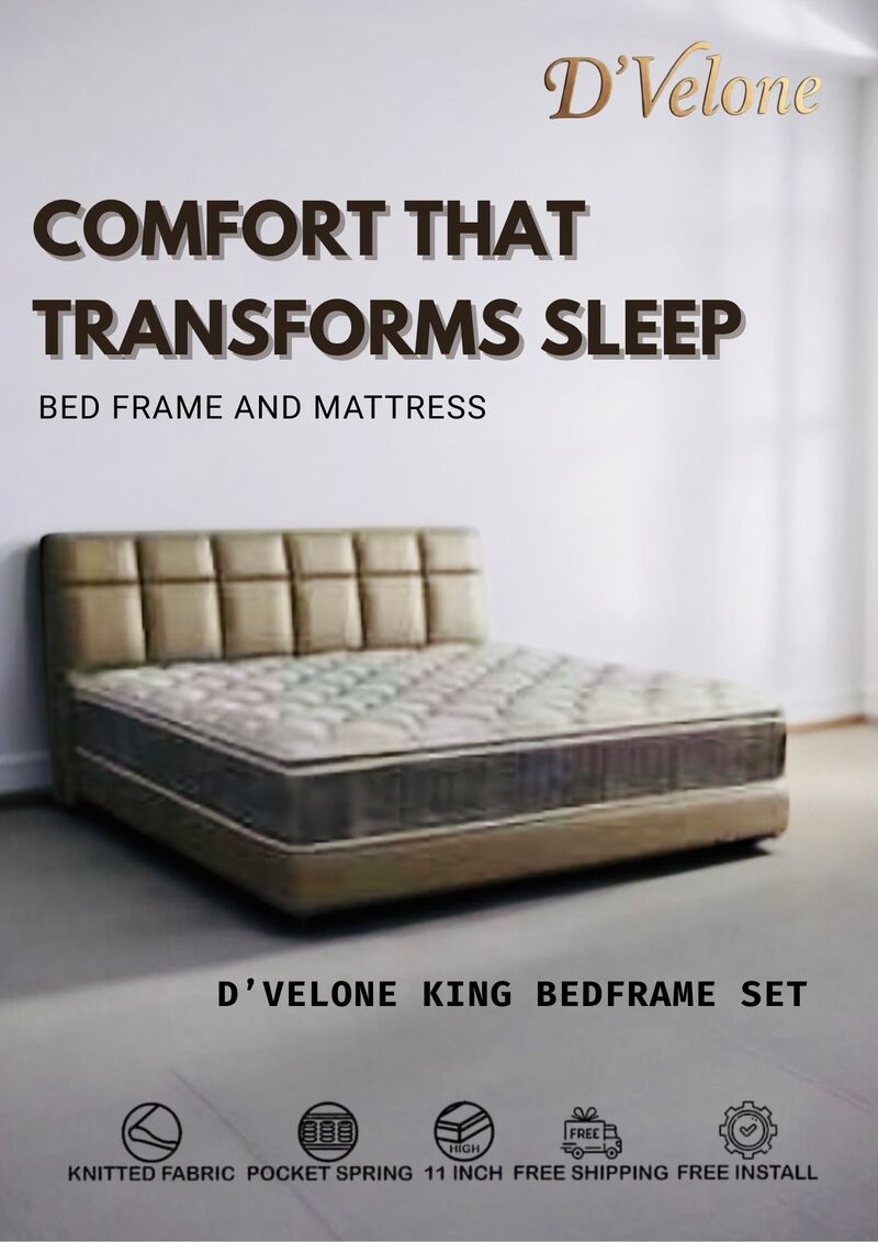 KING BEDFRAME SET