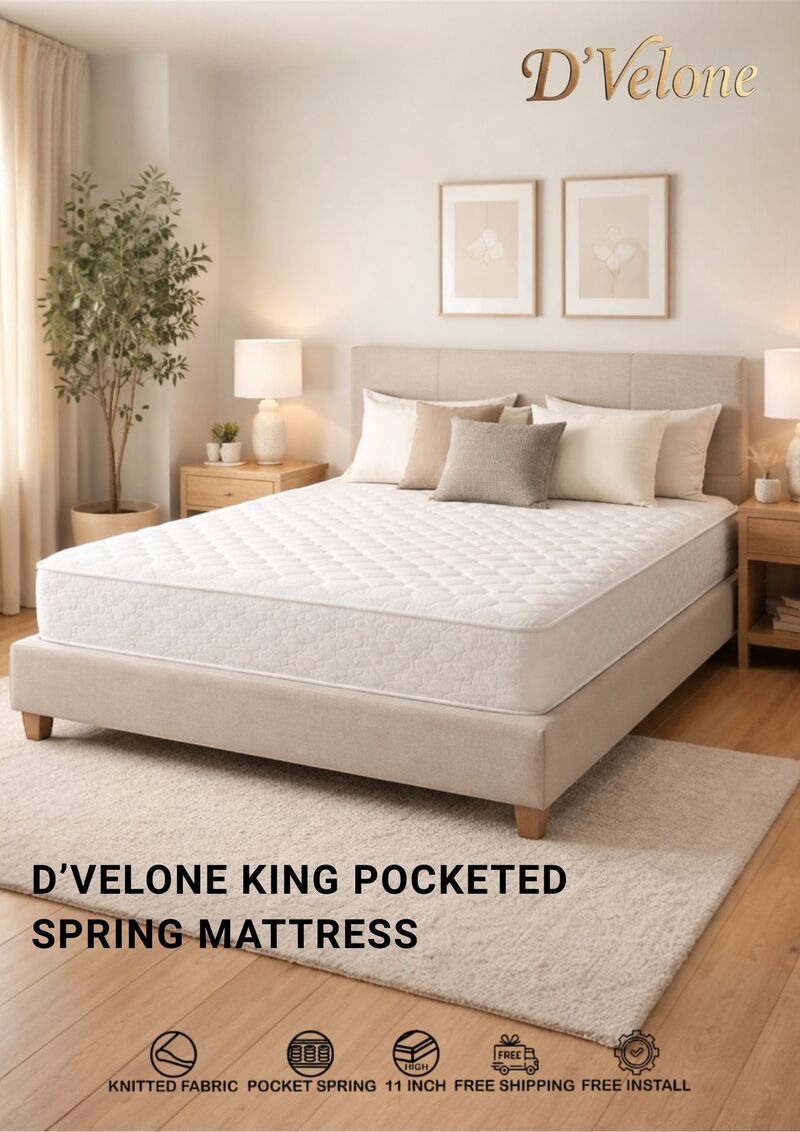KING POCKETED SPRING MATTRESS